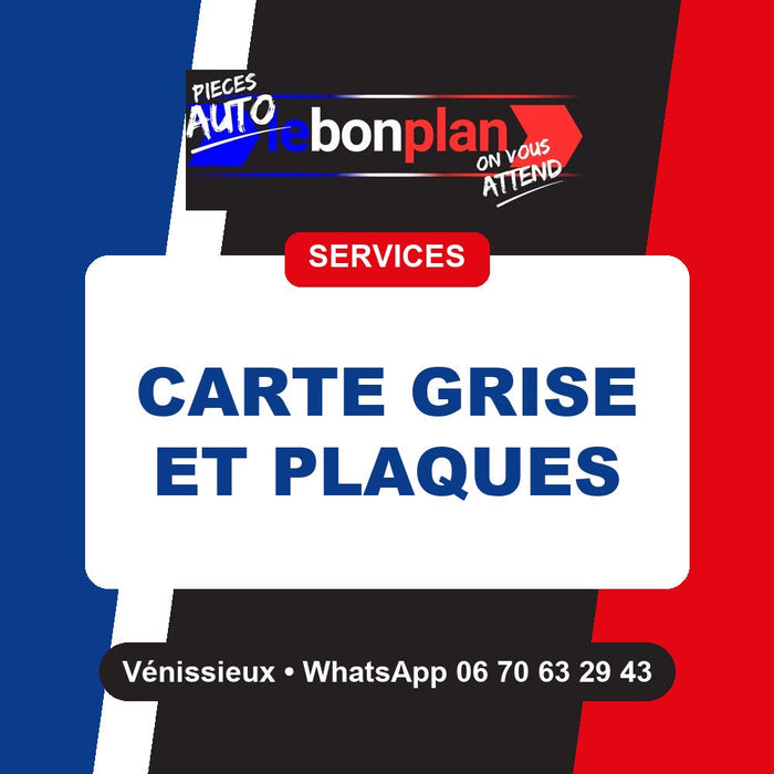 Carte grise & plaques