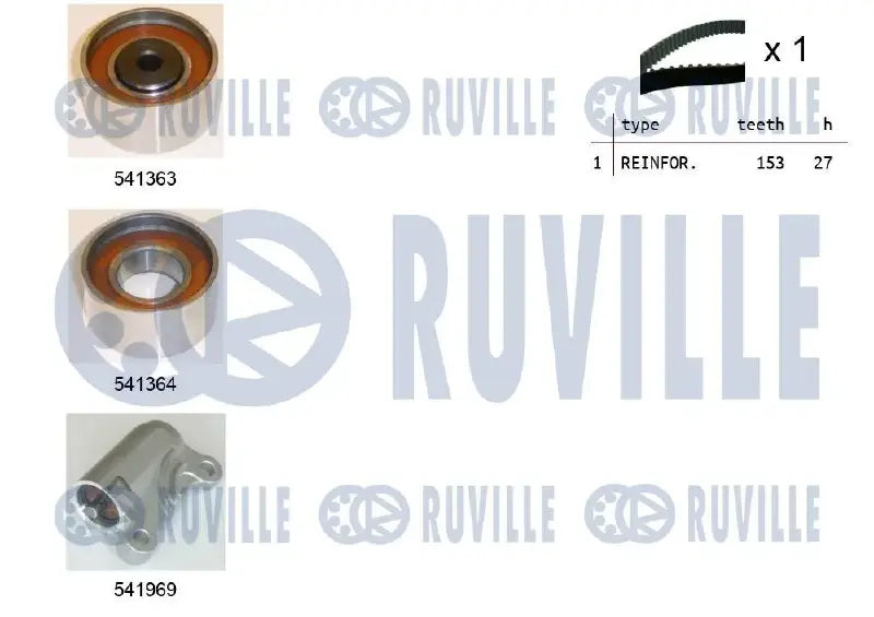 Kit distribution complet pour Mazda 323 S VI, 626 V Station Wagon, 626 V