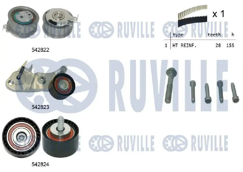 Kit distribution complet pour Volvo V60 II Cross Country, S60 II, XC60 II