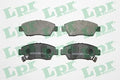 Jeu plaquettes frein pour Honda Civic VII, Civic VI, CRX III