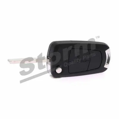 Coque + clé à rabat vague pour OPEL 2 BOUTONS