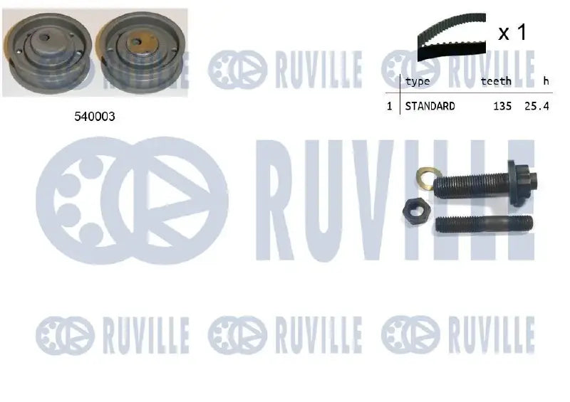 Kit distribution complet pour VW Jetta I, Transporter T3, Passat B2 / Audi 80 B3, 80 B2, 90 B3