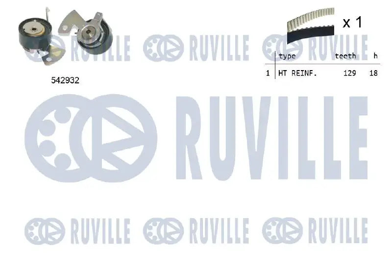 Kit distribution complet pour Ford KA+ III, Focus IV, Focus IV Turnier