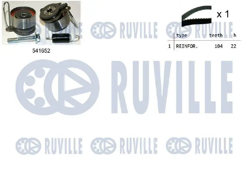 Kit distribution complet pour Honda Civic VII, Stream, Fr-v