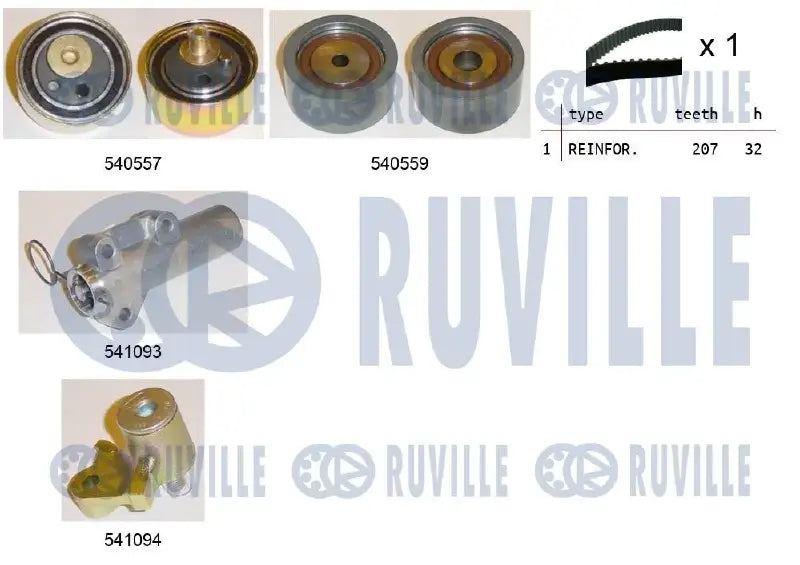Kit distribution complet pour Audi A4 B6, A6 C5