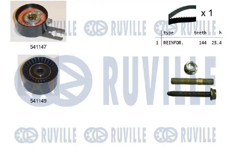 Kit de courroie crantée pour P206 1.4 HDI