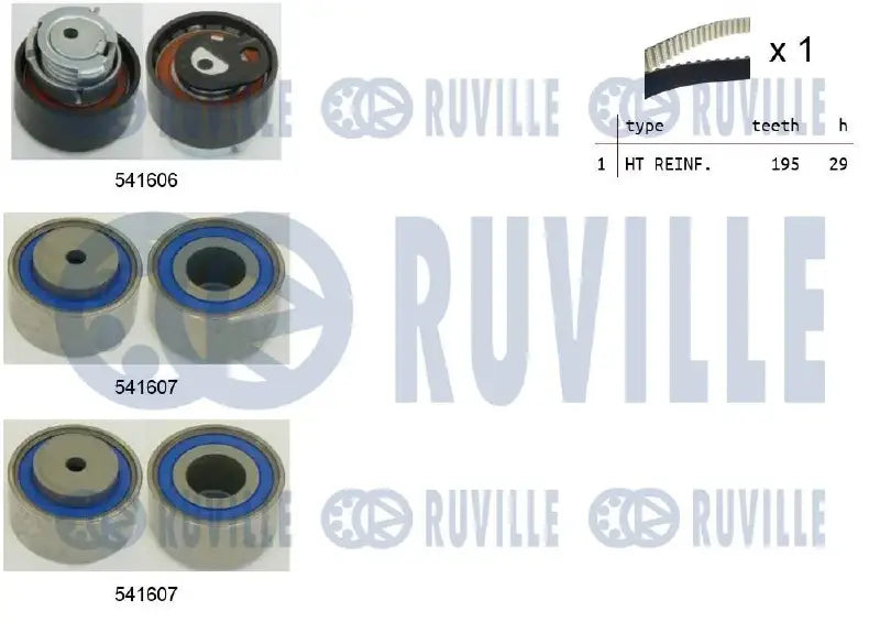 Kit distribution complet pour Peugeot 407, 607 / Citroën C5 III, C6