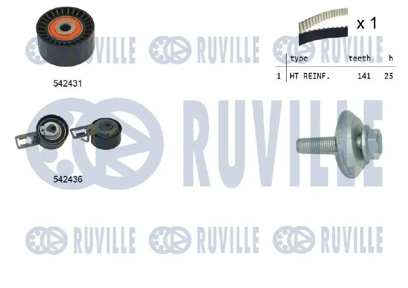 Kit distribution complet pour Peugeot Partner Tepee, Partner, 308 I / Citroën C4 I, C4 Aircross, DS3