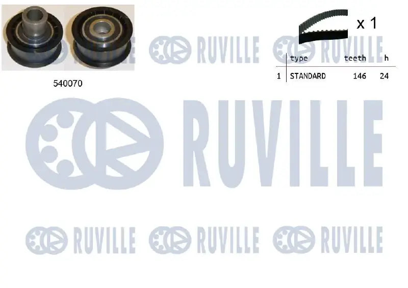 Kit distribution complet pour OPEL Kadett E, Kadett E Combo, Astra F