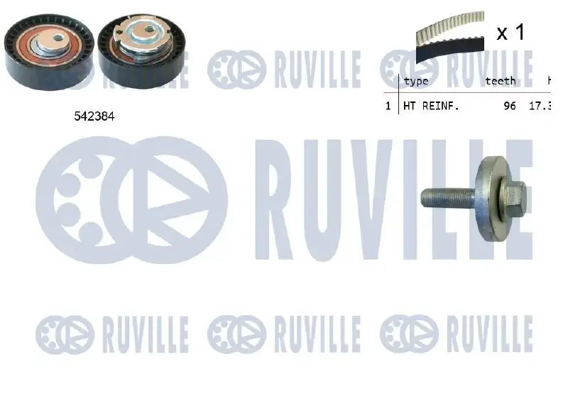 Kit distribution complet pour Renault Logan I, Logan/stepway II, Kangoo / Dacia Logan, Sandero, Dokker