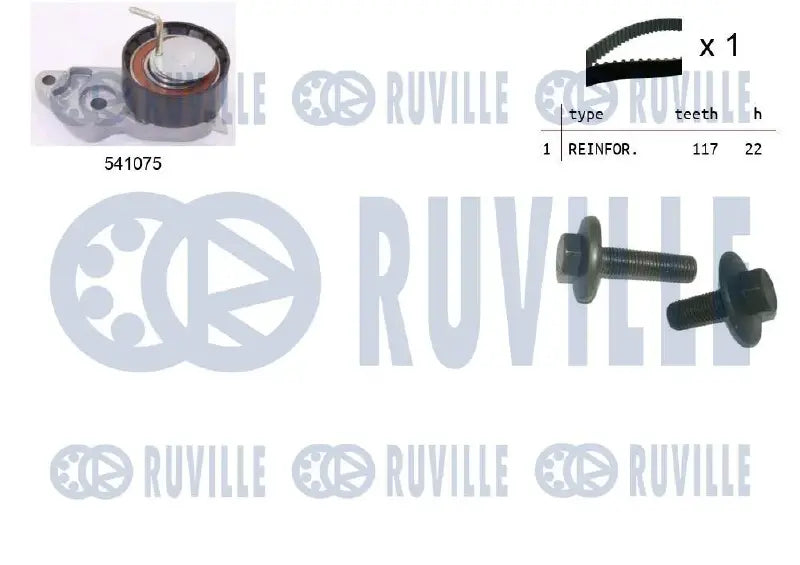Kit distribution complet pour Ford Focus C-max, Puma, Fiesta / Volvo V50, S40 II
