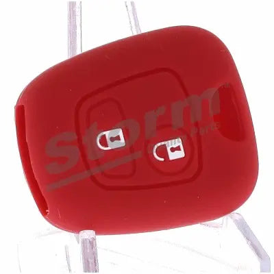 Protection silicone rouge pour PEUGEOT