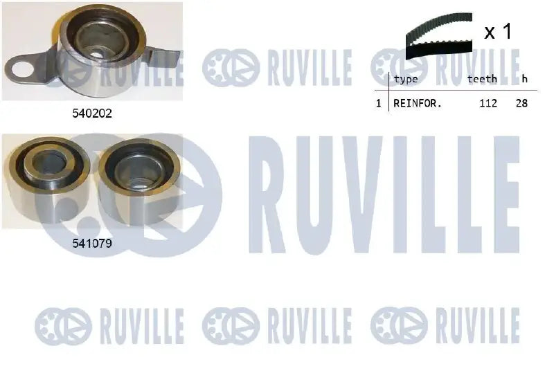 Kit distribution complet pour Honda Accord VI, Civic VI, Civic VI Aerodeck