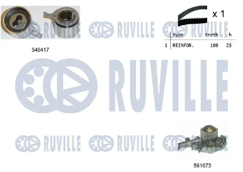 Kit distribution + pompe pour Chevrolet Aveo / Kalos, Spark, Matiz / Daewoo Matiz, Kalos
