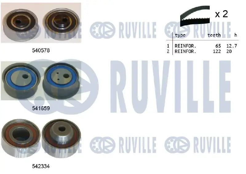 Kit distribution complet pour Mitsubishi Galant IX, Grandis, Outlander I