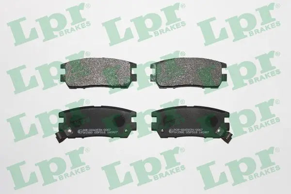 Jeu plaquettes frein pour Mitsubishi Pajero II, Pajero III Canvas Top, L400