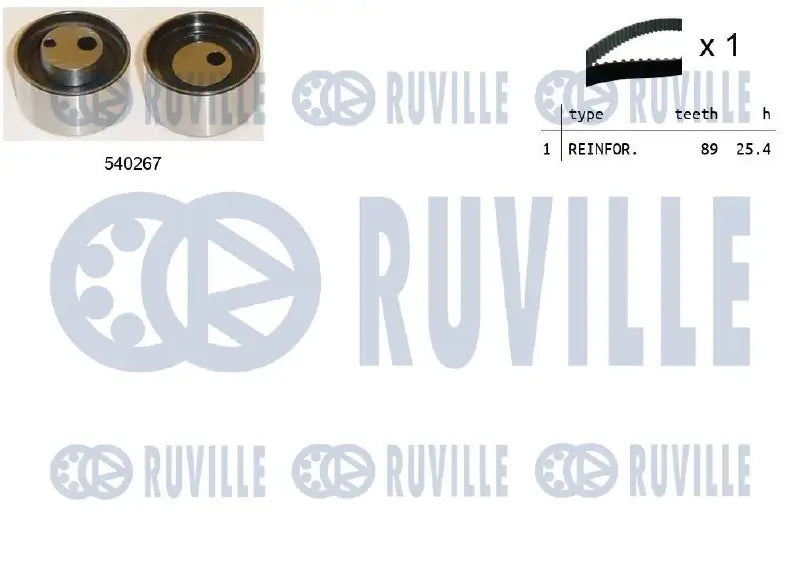 Kit distribution complet pour Suzuki Swift II, Alto IV, Alto V / Subaru Justy II