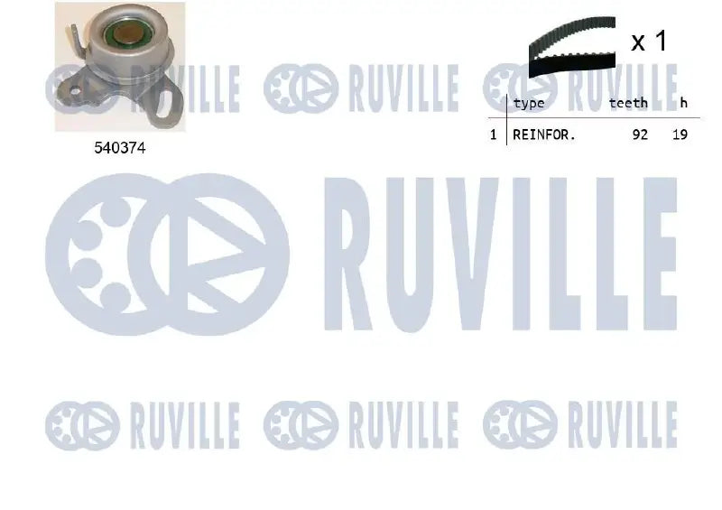 Kit distribution complet pour Hyundai S, Lantra I, Pony / Mitsubishi Colt III, Lancer III Station Wagon