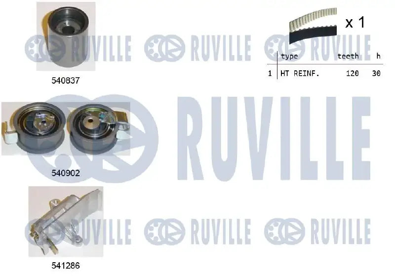 Kit distribution complet pour VW Bora, Passat B5, Golf IV / Ford Galaxy I