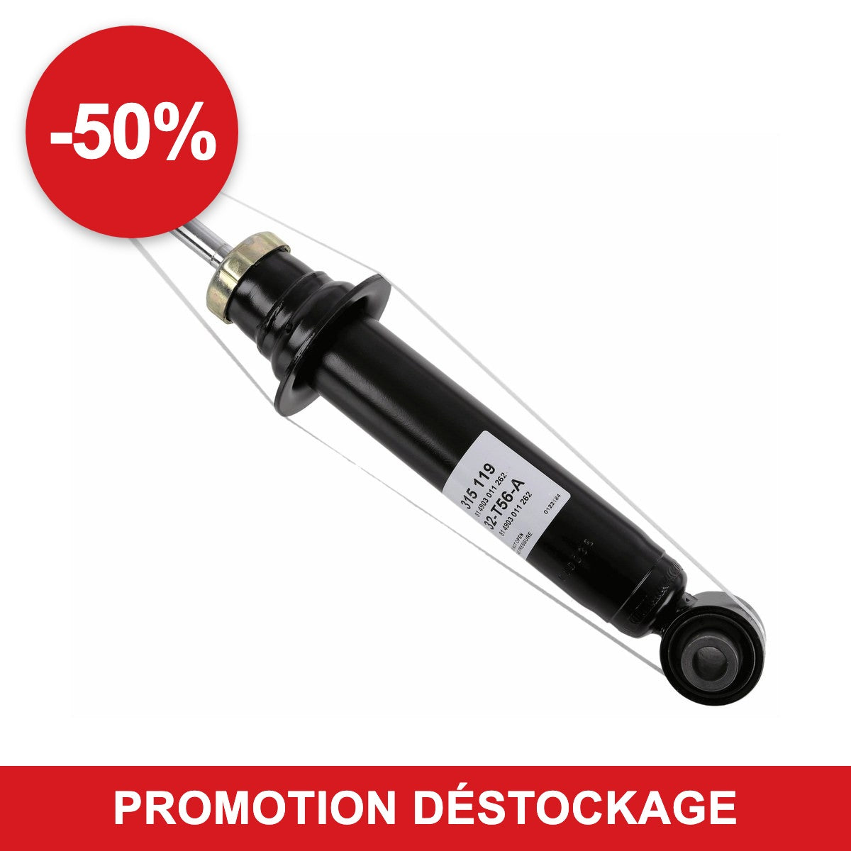Amortisseur Sachs 315 119 – Citroën C5 III, Peugeot 407 en promotion -50 %