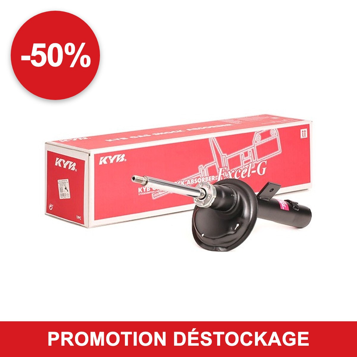 Amortisseur KYB 333730 – Peugeot 206, 306, Partner, Citroën Berlingo, Xsara Picasso en promotion -50 %