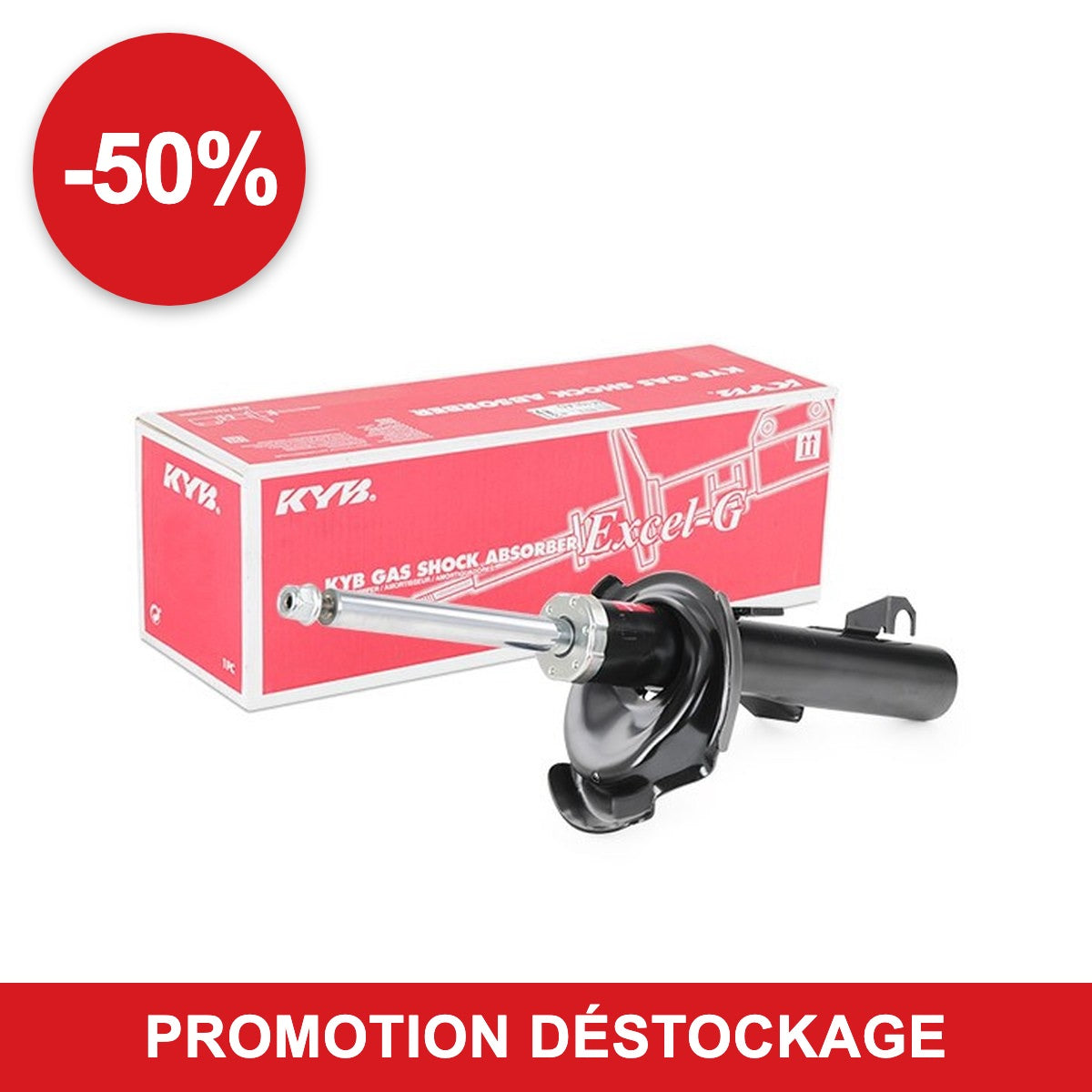Amortisseur KYB 334701 – Mazda 3, Mazda 5, Ford C-Max en promotion -50 %