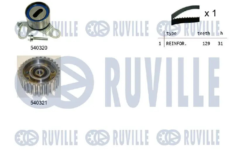 Kit distribution complet pour VW Taro / Toyota Dyna, Hiace IV, Land Cruiser Hardtop