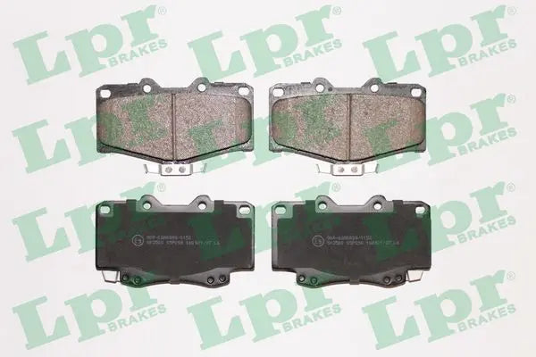 Jeu plaquettes frein pour VW Taro / Toyota Land Cruiser, Hilux V, Tacoma