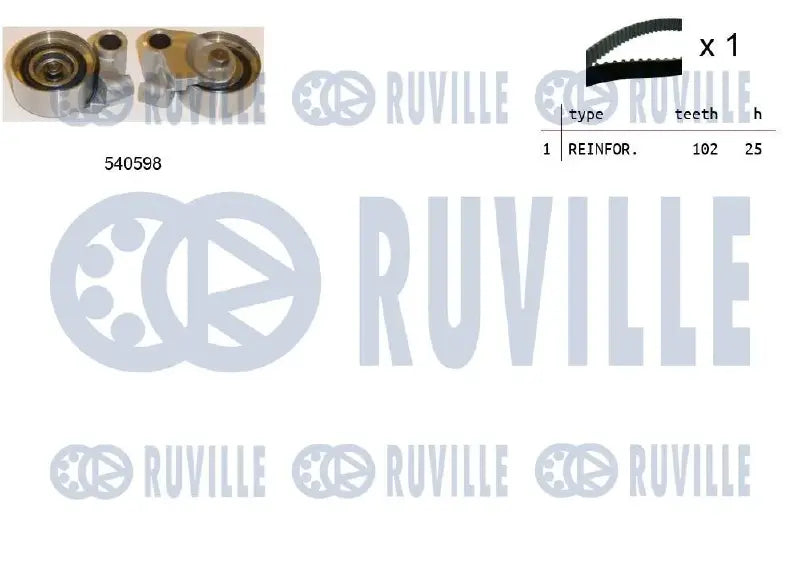 Kit distribution complet pour Toyota Land Cruiser Prado, Land Cruiser 90, 4 Runner III