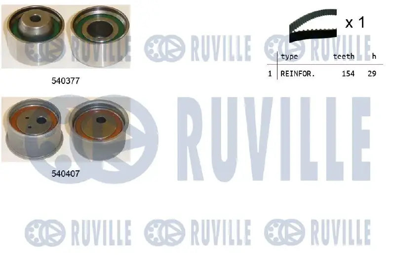 Kit distribution complet pour Volvo V40, S40 I / Mitsubishi Carisma, Space Star, Pajero Pinin I