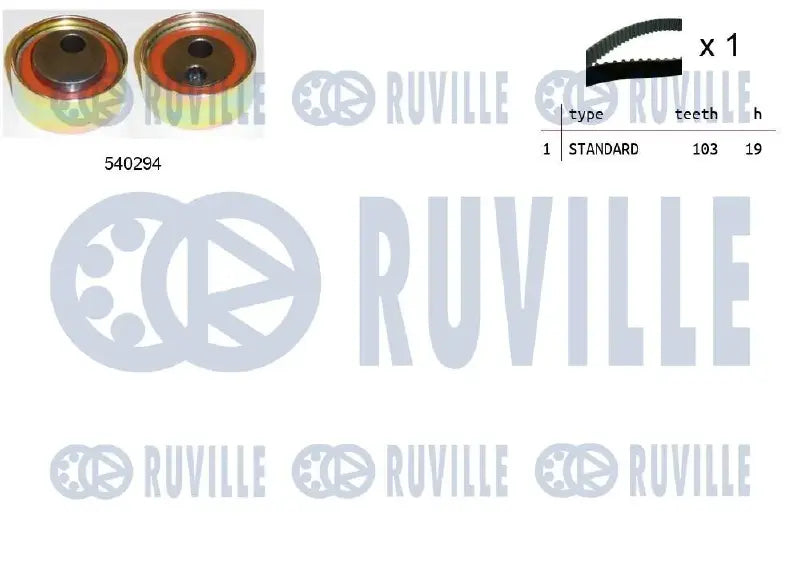 Kit distribution complet pour Daihatsu Cuore II, Move, Cuore IV