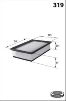 Filtre a air pour FIAT 500L