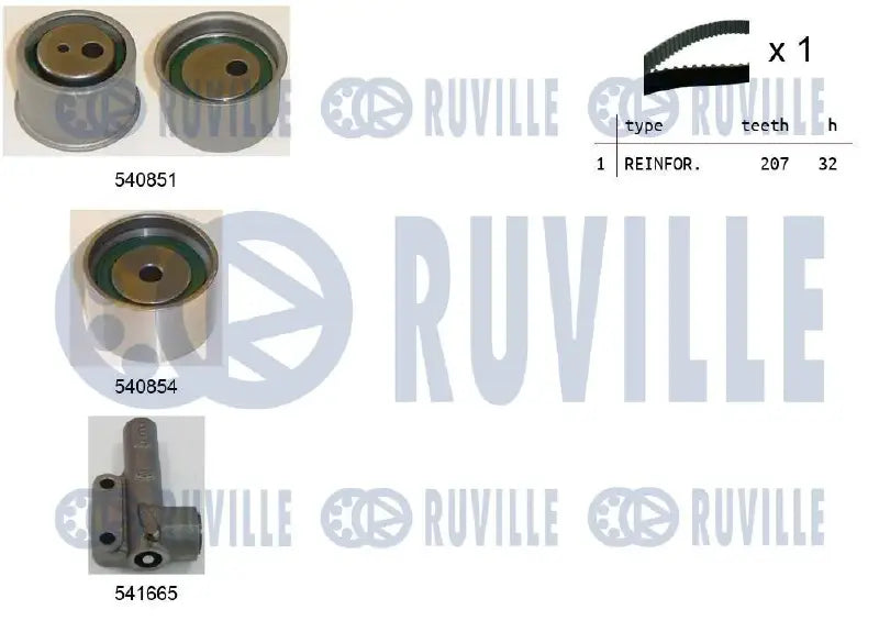 Kit distribution complet pour Hyundai Sonata IV, Trajet, XG / KIA Sportage II, Magentis I