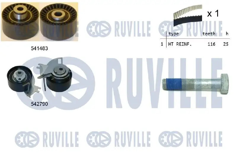 Kit distribution complet pour Peugeot Expert, 3008 II, Traveller / Citroën Jumper III, Jumpy III, C5 Aircross