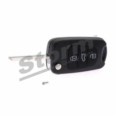 Coque + clé à rabat vague pour HYUNDAI I30/IX3