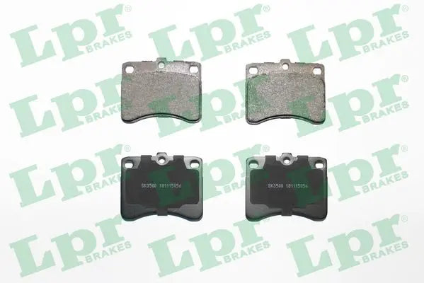 Jeu plaquettes frein pour Piaggio Porter / Daihatsu Hijet, Sparcar, Cuore II