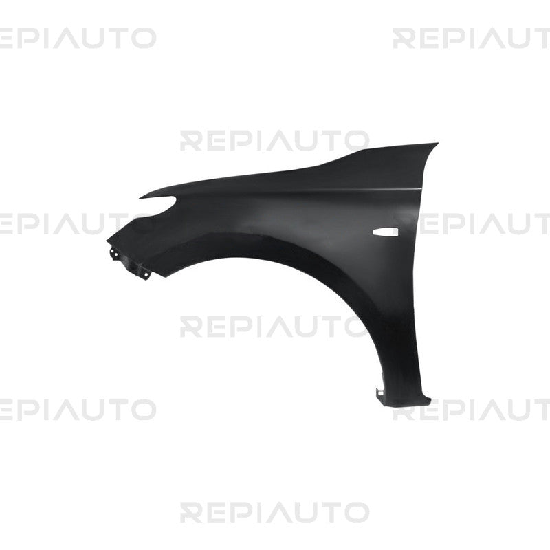 Aile avant gauche à peindre avec trou clignotant sans trou moulure 2WD Mitsubishi L200 Triton KJ/KK/KL phase 1 2015-2019