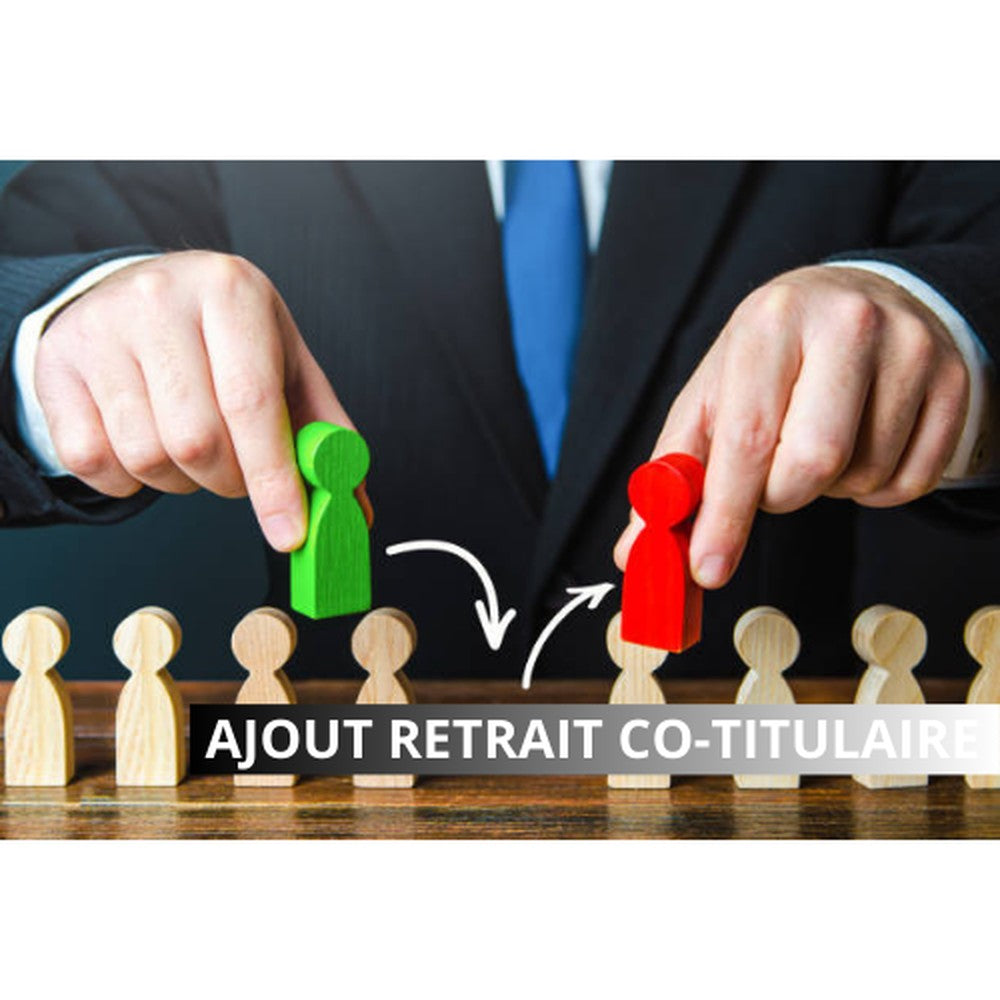 Carte grise – Ajout ou retrait d'un co-titulaire