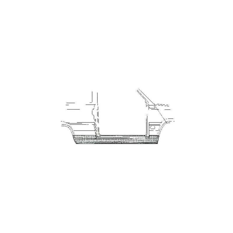 Bas de caisse droit Fiat Panda 1 1986-2003