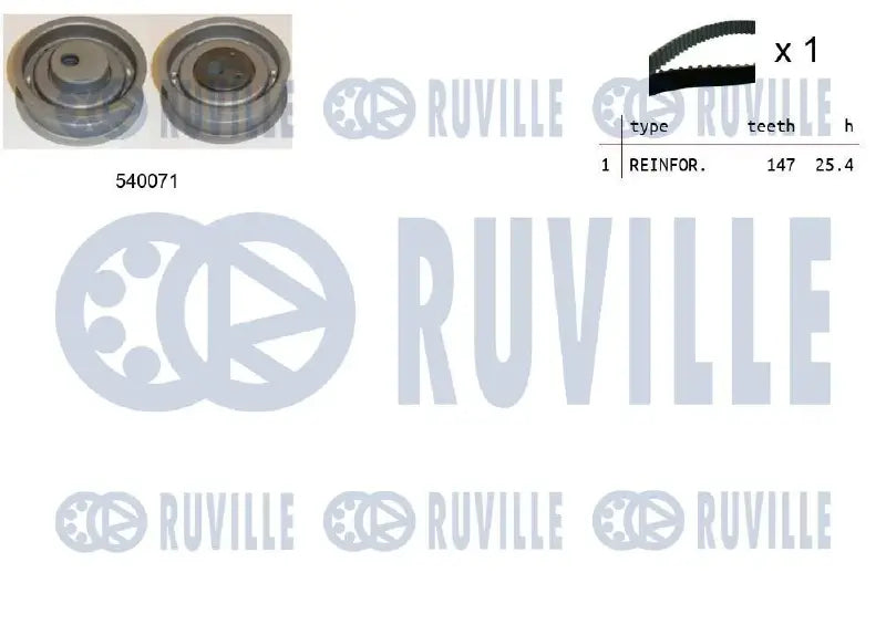 Kit distribution complet pour VW Passat B3/B4, Jetta II, Corrado / Audi B3, A6 C4, 80 B4