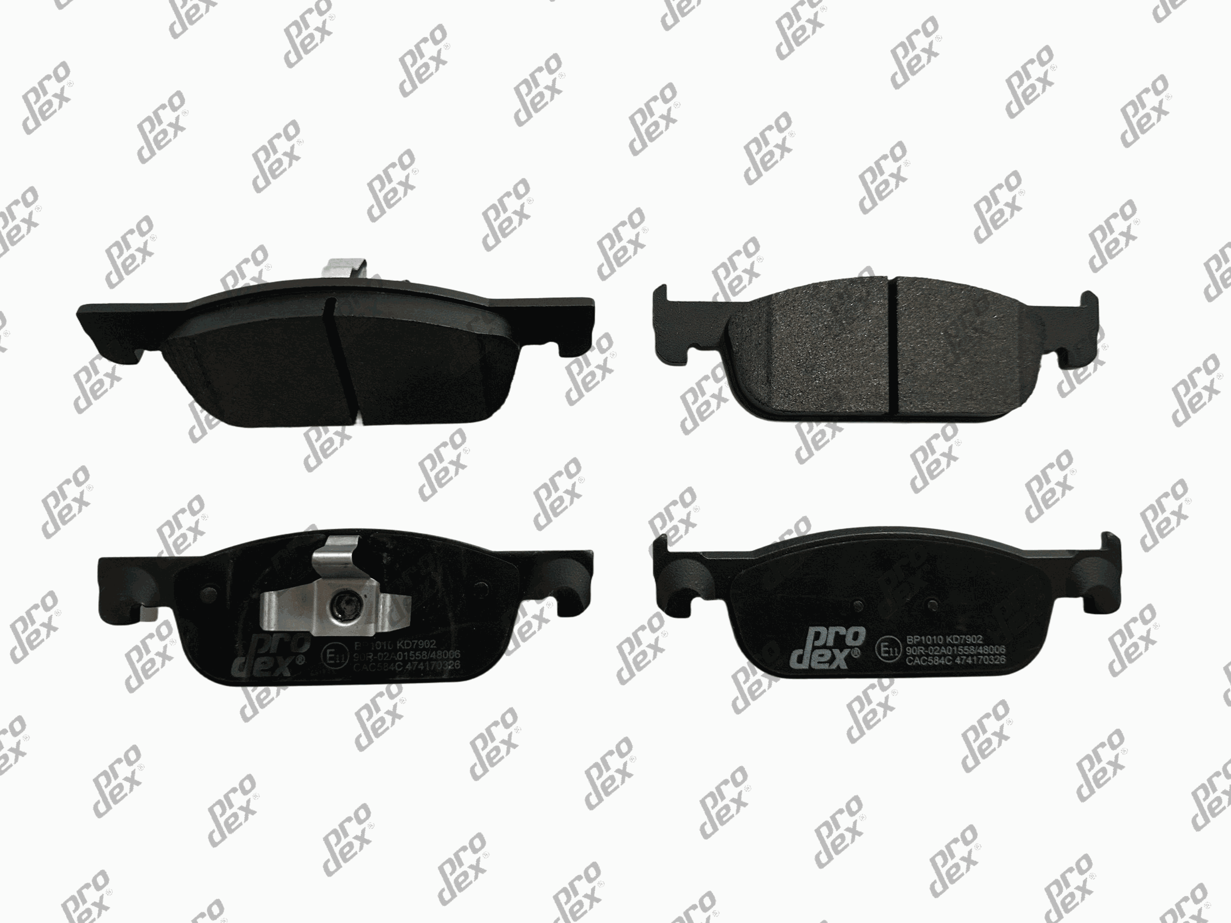 Plaquettes de frein avant (jeu de 4) Prodex BP1010 pour Renault Clio IV, Dacia Sandero II Tce 90