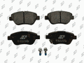 Plaquettes de frein arrière (jeu de 4) Prodex BP1044 pour Opel Corsa D, Adam