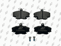 Plaquettes de frein avant (jeu de 4) Prodex BP1057 pour Renault Twingo II, Clio II