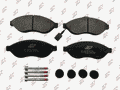 Plaquettes de frein avant (jeu de 4) Prodex BP1061 pour Fiat Ducato, Citroën Jumper II, Peugeot Boxer