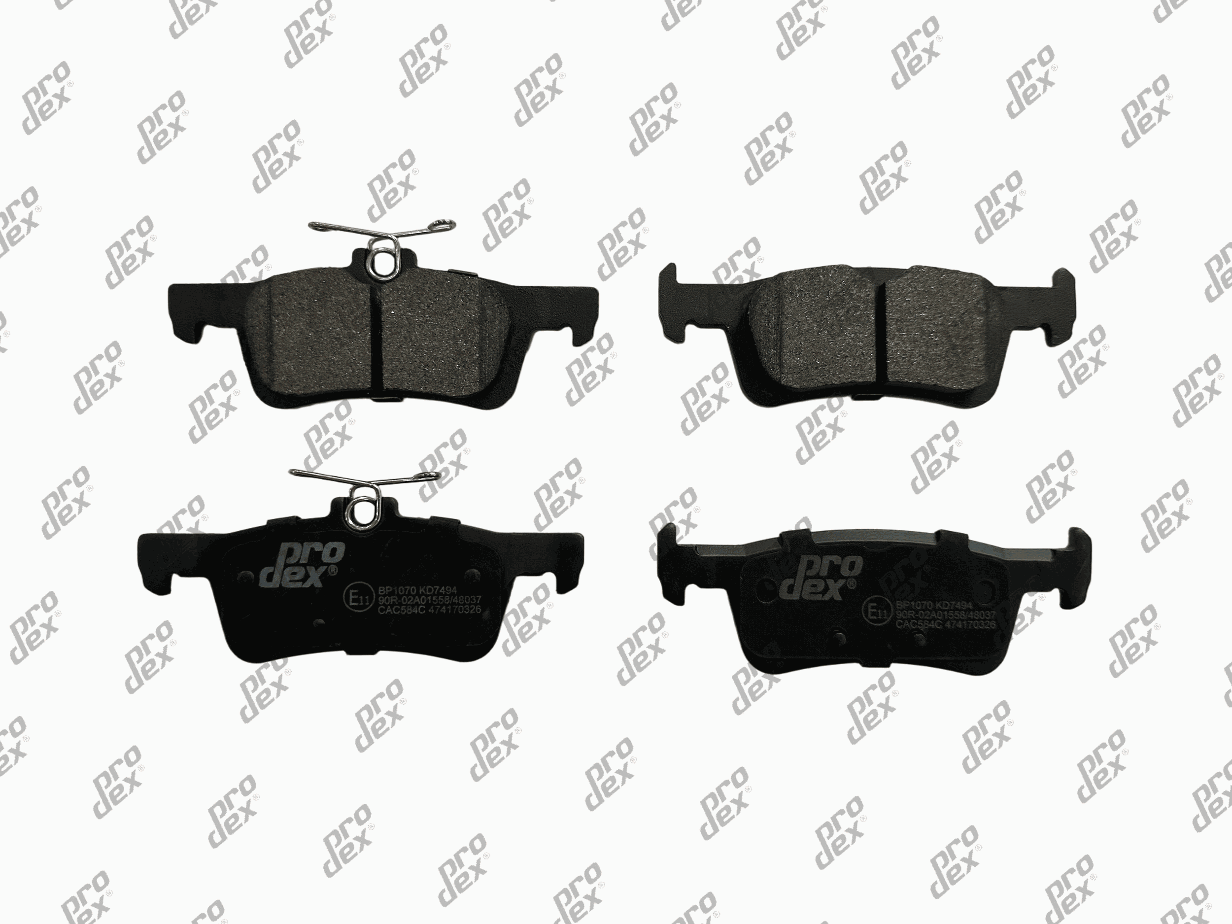 Plaquettes de frein arrière (jeu de 4) Prodex BP1070 pour Peugeot 308 II, 308