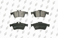 Plaquettes de frein arrière (jeu de 4) Prodex BP1073 pour Ford C-Max II, Grand C-Max, Kuga II, Focus III