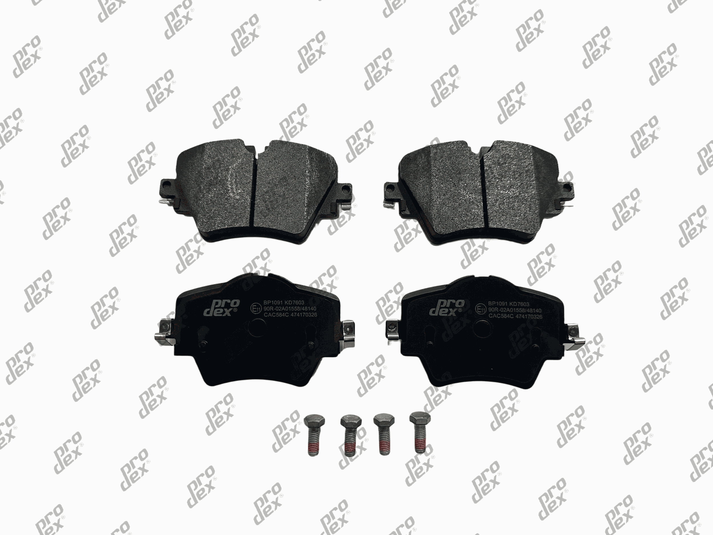 Plaquettes de frein avant (jeu de 4) Prodex BP1091 pour BMW X1 Sdrive 18 D, X1 Sdrive 18 I, X3 Xdrive 20 D, Mini Mini Countryman Cooper