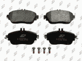 Plaquettes de frein avant (jeu de 4) Prodex BP1093 pour Mercedes-Benz Classe A A, Classe B
