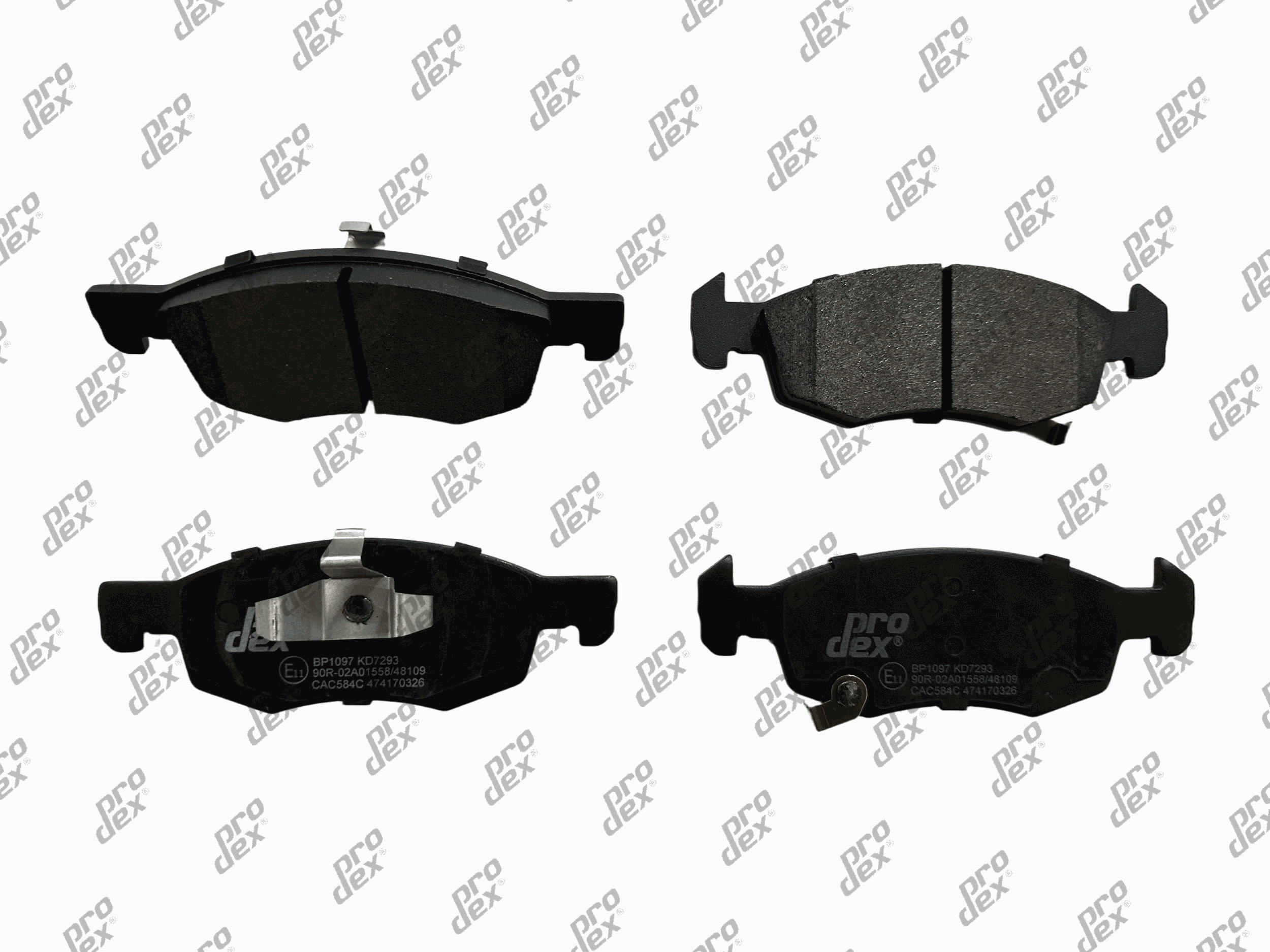 Plaquettes de frein avant (jeu de 4) Prodex BP1097 pour Opel Corsa E