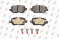 Plaquettes de frein arrière (jeu de 4) Prodex BP1099 pour Opel Meriva A, Zafira / Zafira Family B, Zafira A, Corsa C